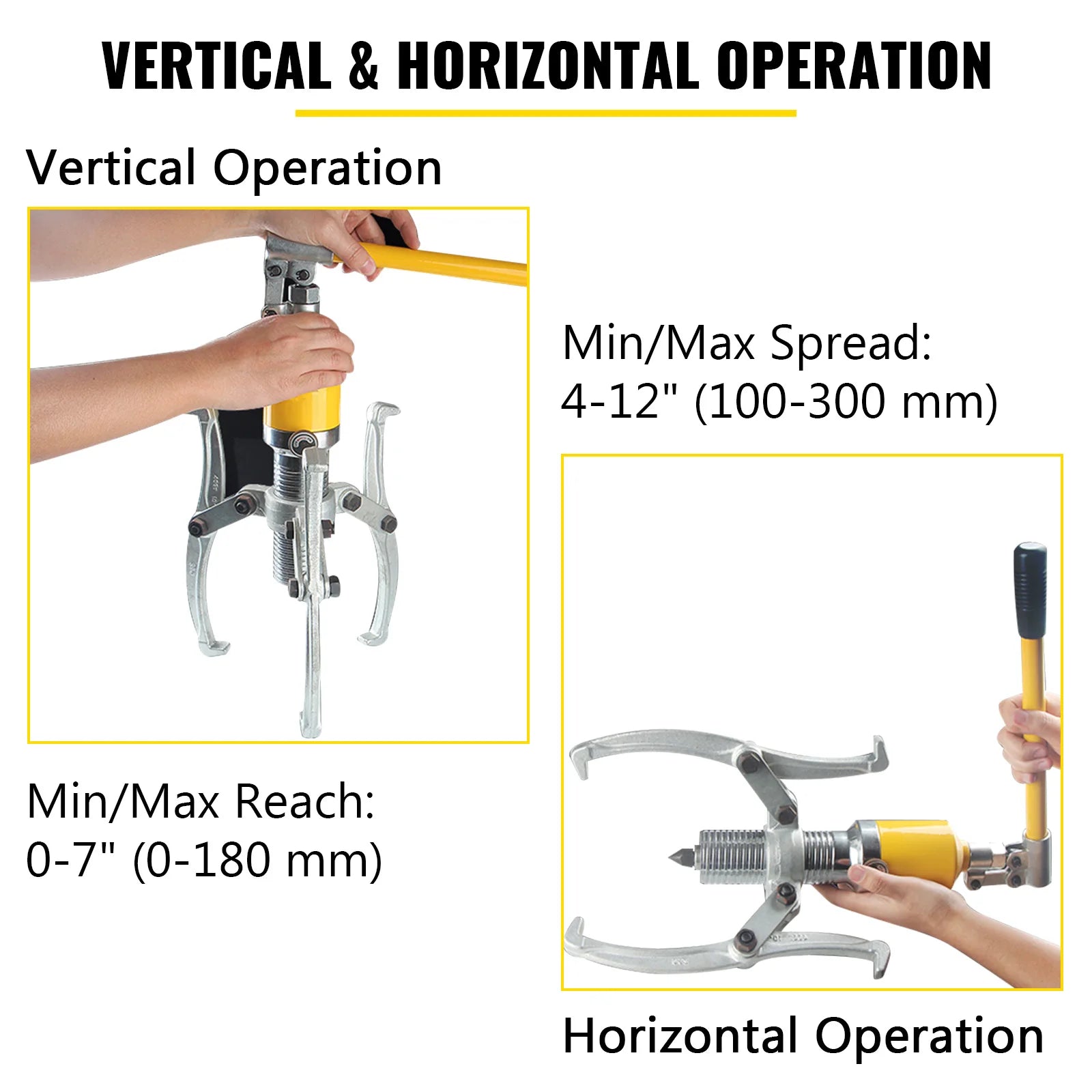 15 Ton Hydraulic Gear Wheel Bearing Puller - Fresh FInds Elite