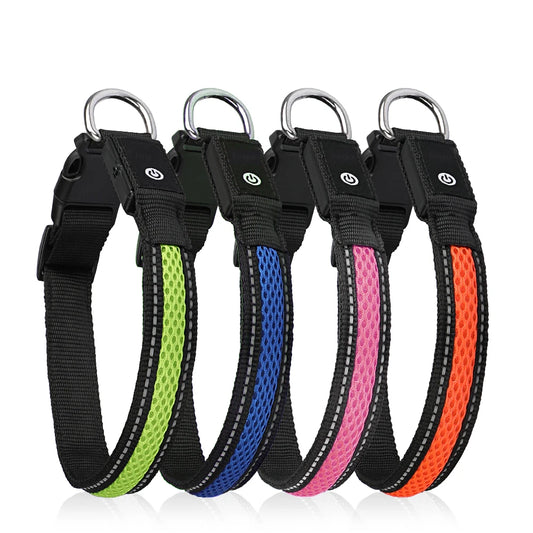 LED Glow Waterproof Dog Harness Collar