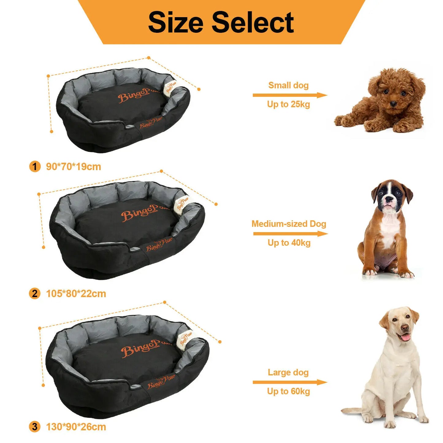 Waterproof XXL Orthopedic Sofa Dog Bed - Fresh FInds Elite