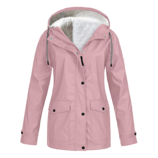 Women's Water and Windproof Velvet Outdoor Jacket - Fresh FInds Elite