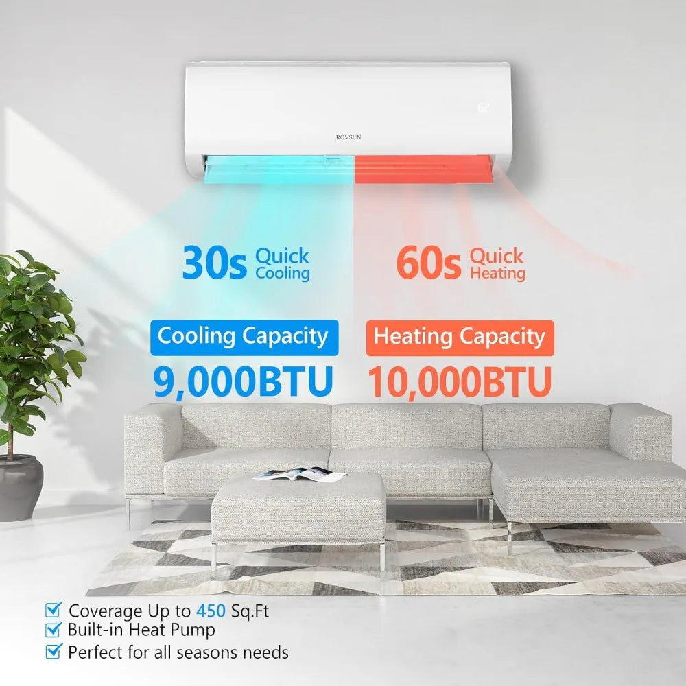 9000BTU Wifi Enabled Mini Split Air Conditioner