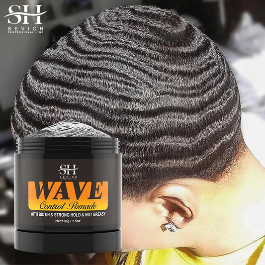 Natural Wave Control Pomade for Black Men - Fresh FInds Elite