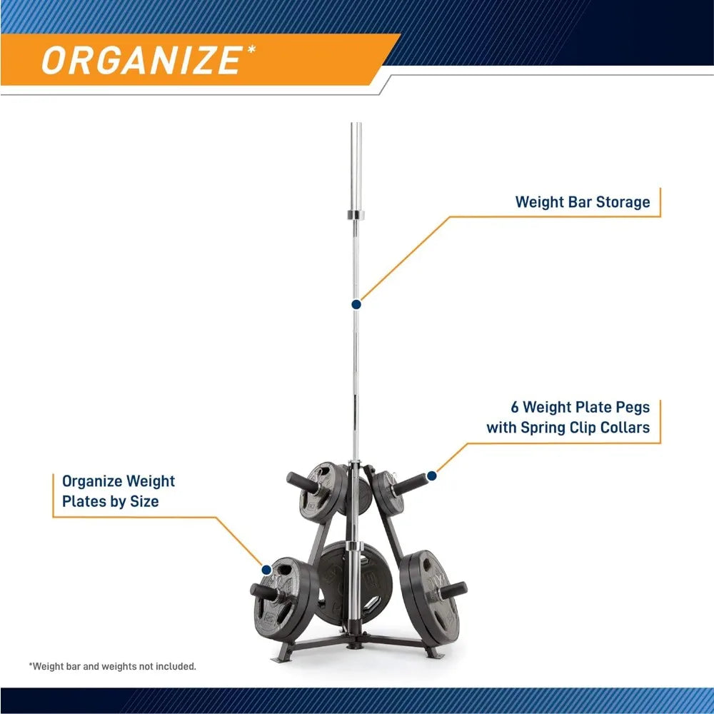 6-Peg  Weight Plate Tree