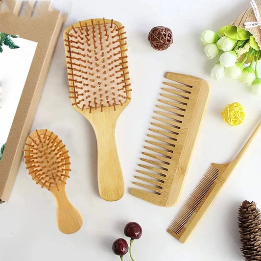 Natural Bamboo Brush Comb