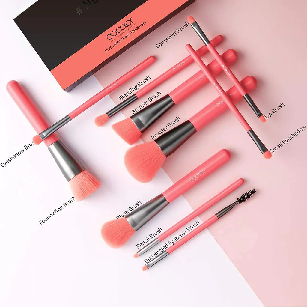 Makeup Brushes Set 10Pcs