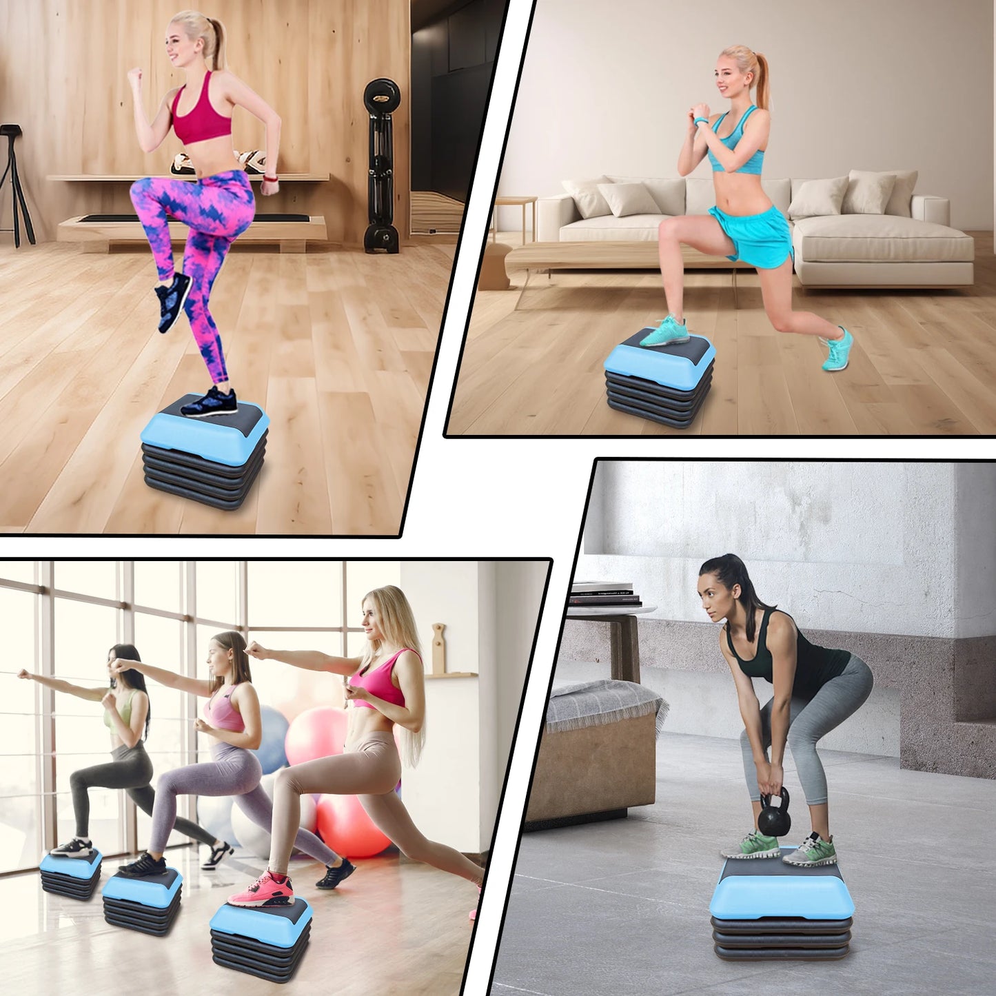 Adjustable Step Aerobics Platform