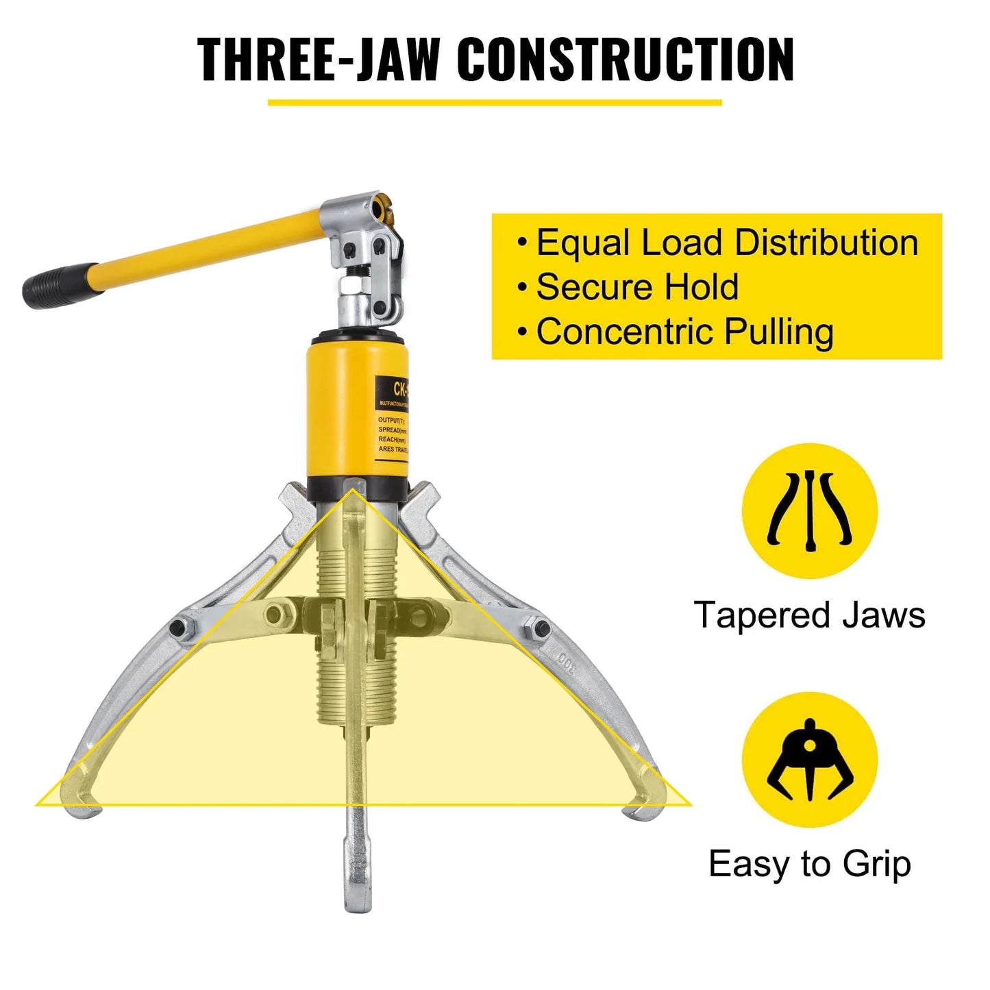 15 Ton Hydraulic Gear Wheel Bearing Puller - Fresh FInds Elite