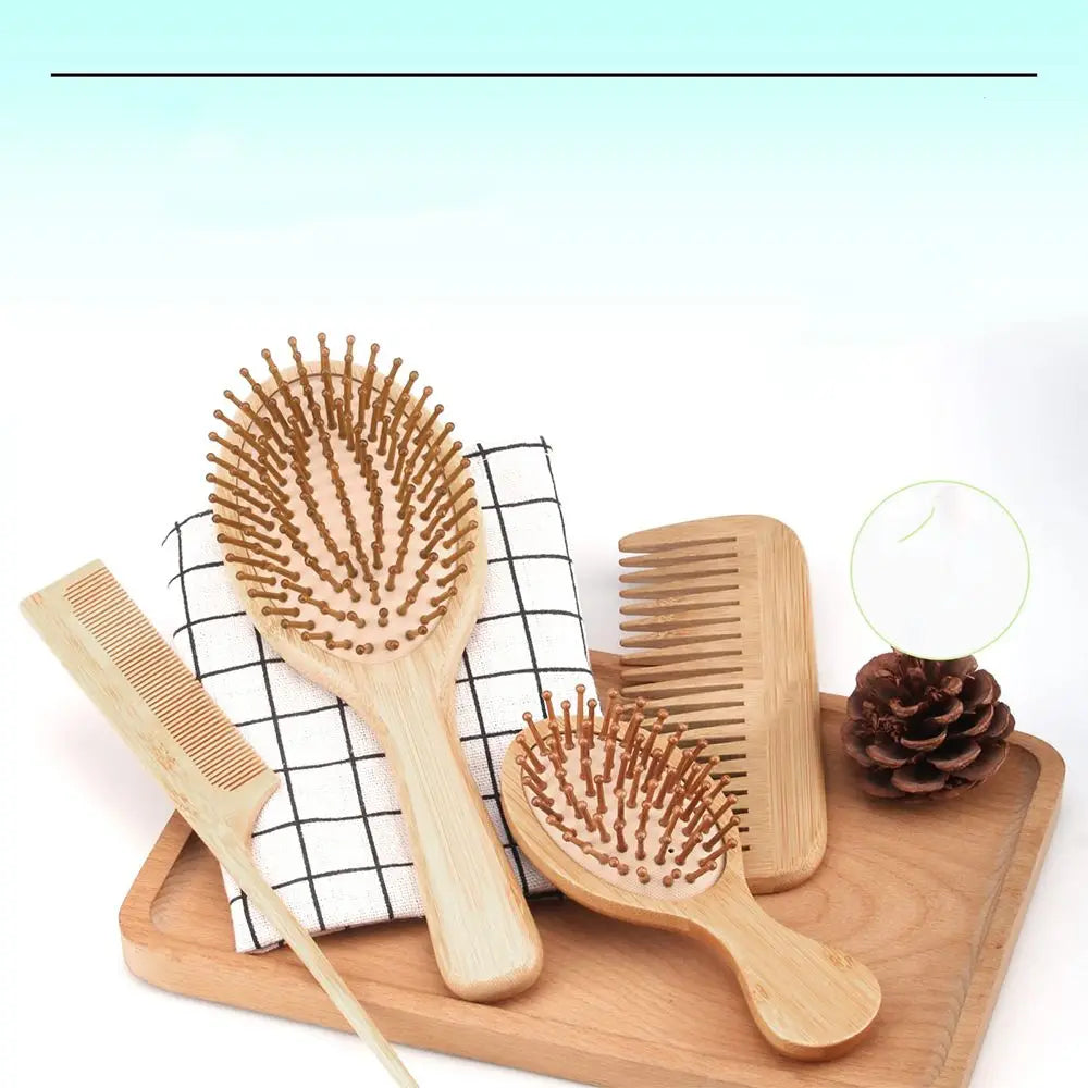 Natural Bamboo Brush Comb