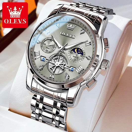 Men's Chronograph Original Quartz Wristwatch - Fresh FInds Elite