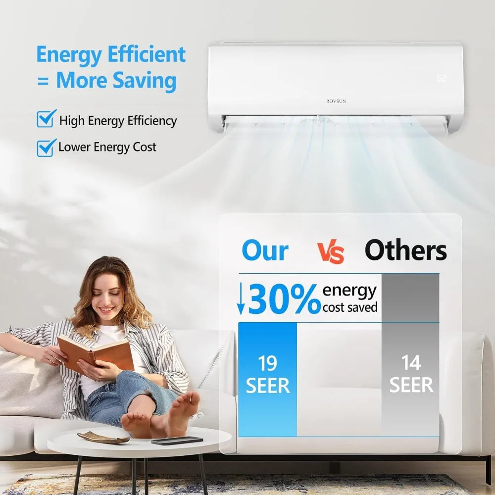 9000BTU Wifi Enabled Mini Split Air Conditioner