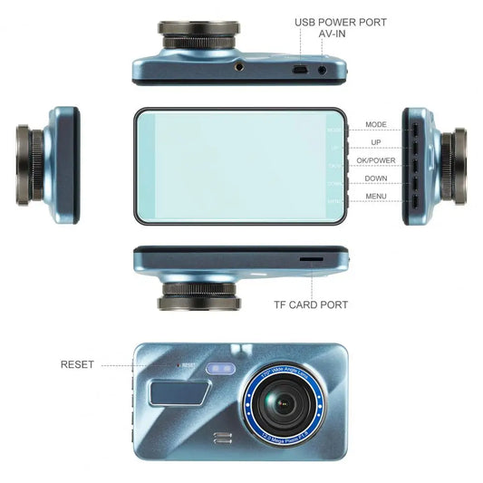 Night Vision Shock-Resistant Car Dash Cam