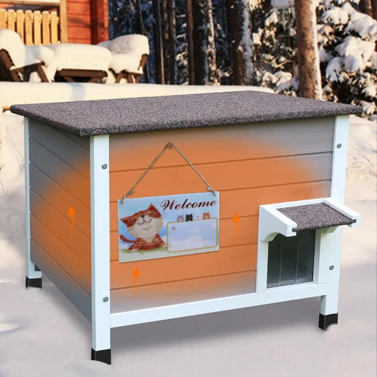 Insulated Outdoor Cat House