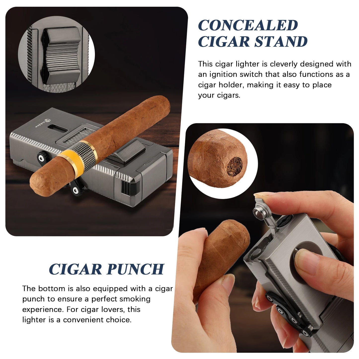 Multifunctional Torch Butane Lighter