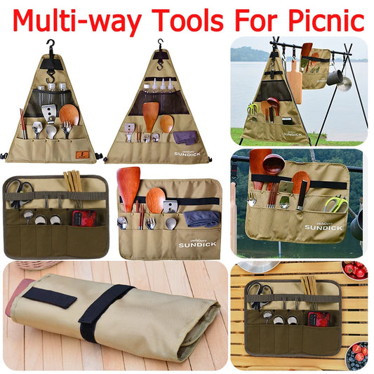 Oxford Cloth Outdoor Camping Picnic Tableware - Fresh FInds Elite