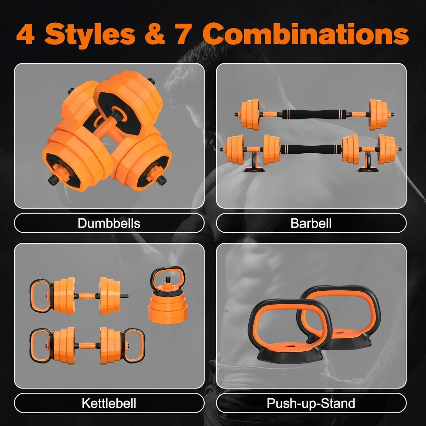 Dumbbells 6 in 1 Weight Set