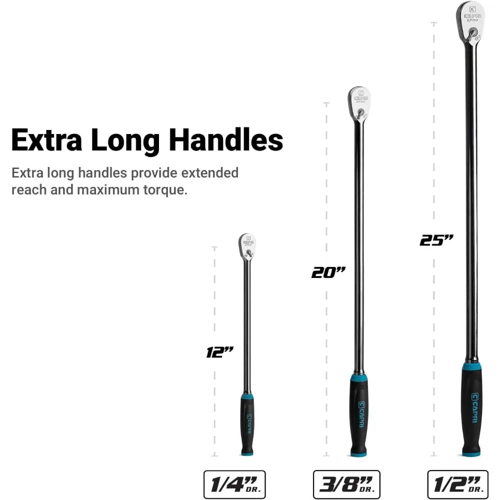 Fine Extra Long Ratchet Set