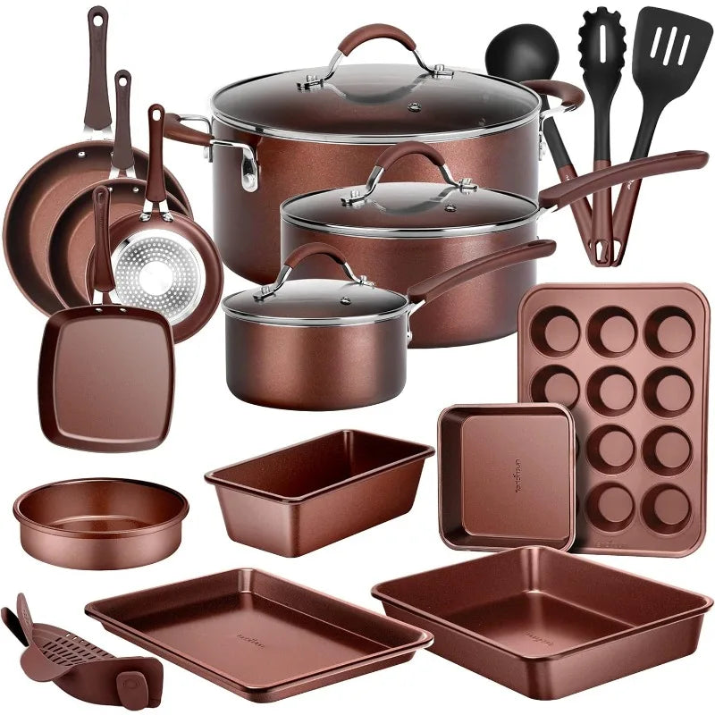 20 Piece Professional Home Kitchen Cookware