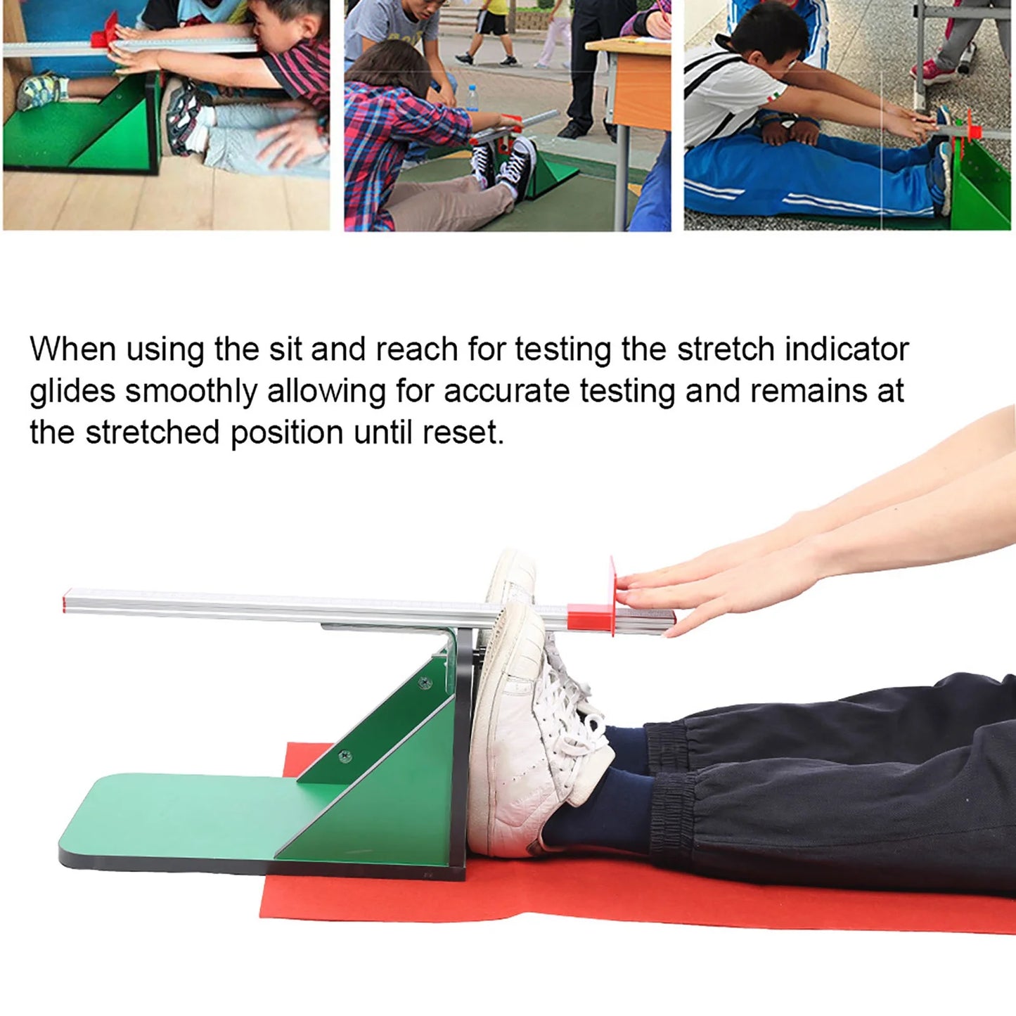 Sit and Reach Flexibility Assessment Tester