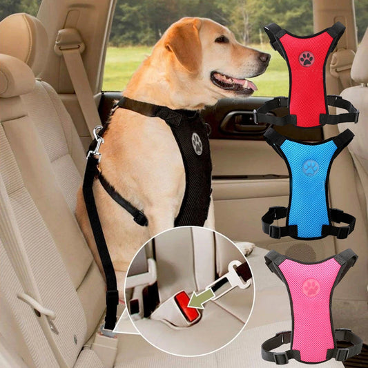 Dog Harness Car Safety Seat Belt