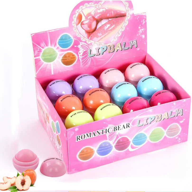 24pcs/Box Fruit Flavor Lip Balm - Fresh FInds Elite