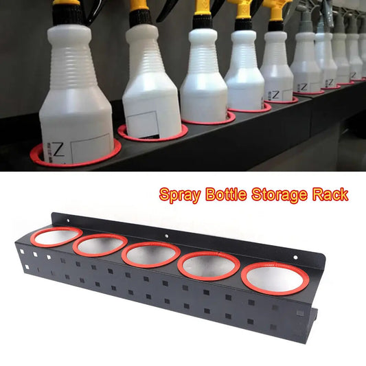 Wall Mount Spray Bottle Rack