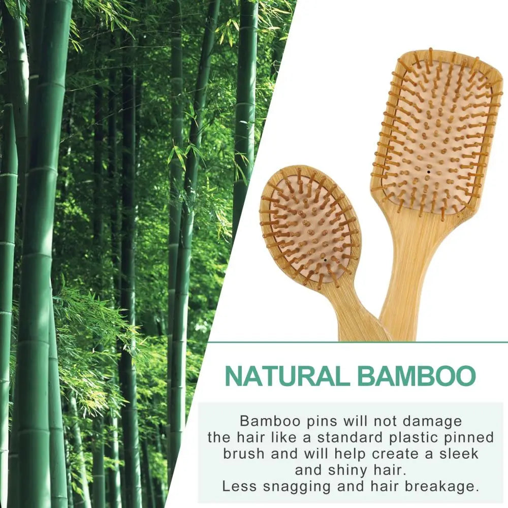 Natural Bamboo Brush Comb