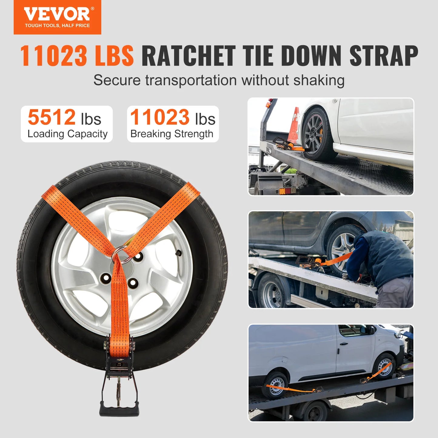 Ratchet Tie Down Straps Kit