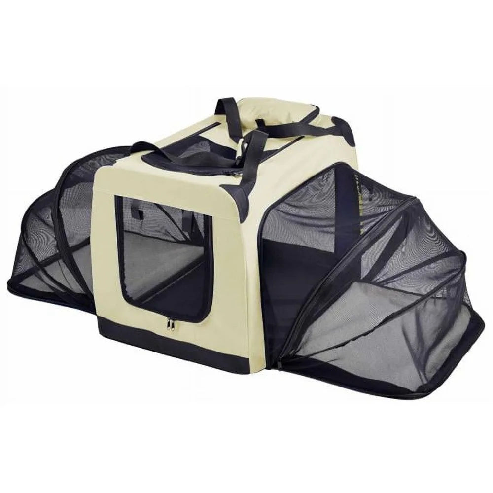 Metal Framed Soft-Folding Dog Crate