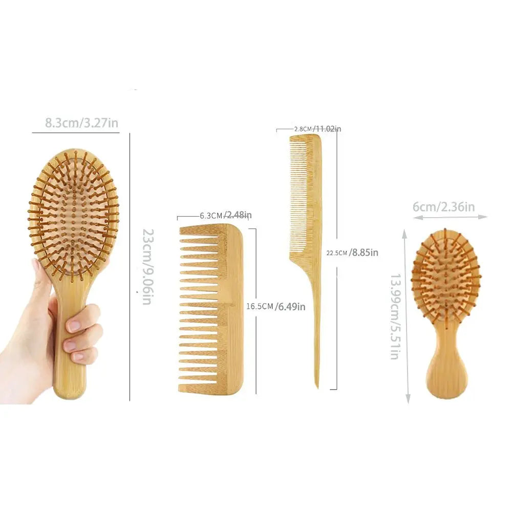 Natural Bamboo Brush Comb