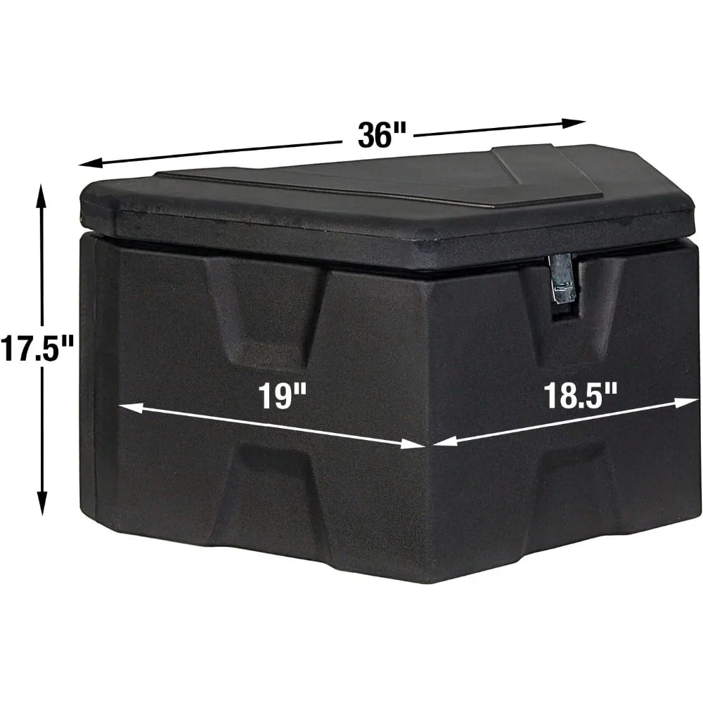 Black Poly Trailer Tongue Storage Box