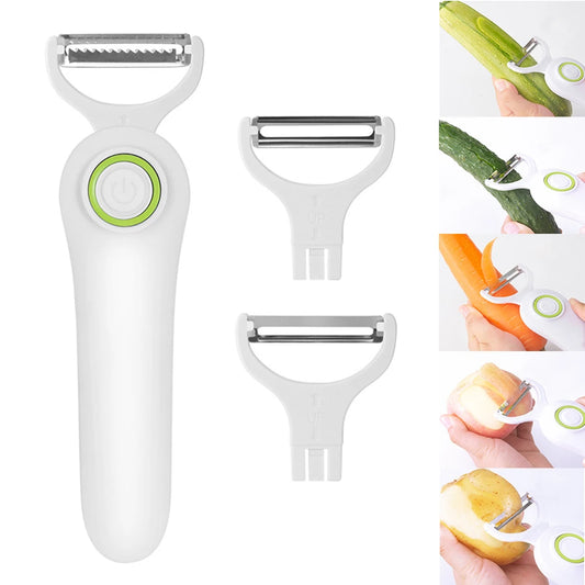 Fruit Vegetables Peeler with 3 Cutter Heads