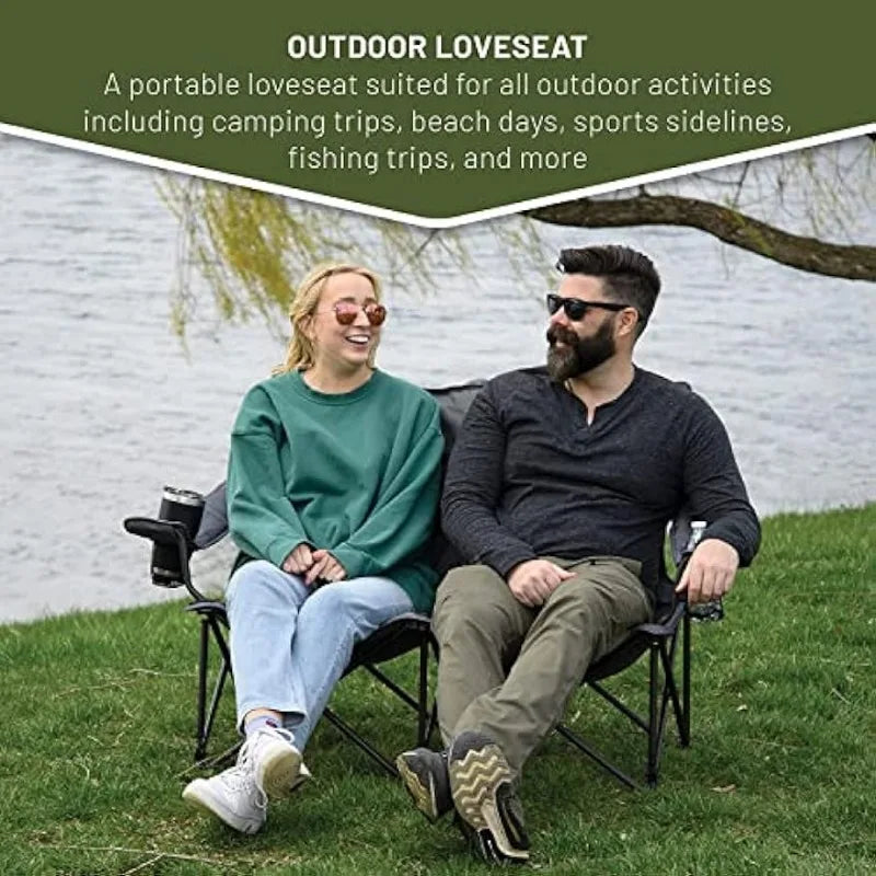 2 Person Folding Loveseat