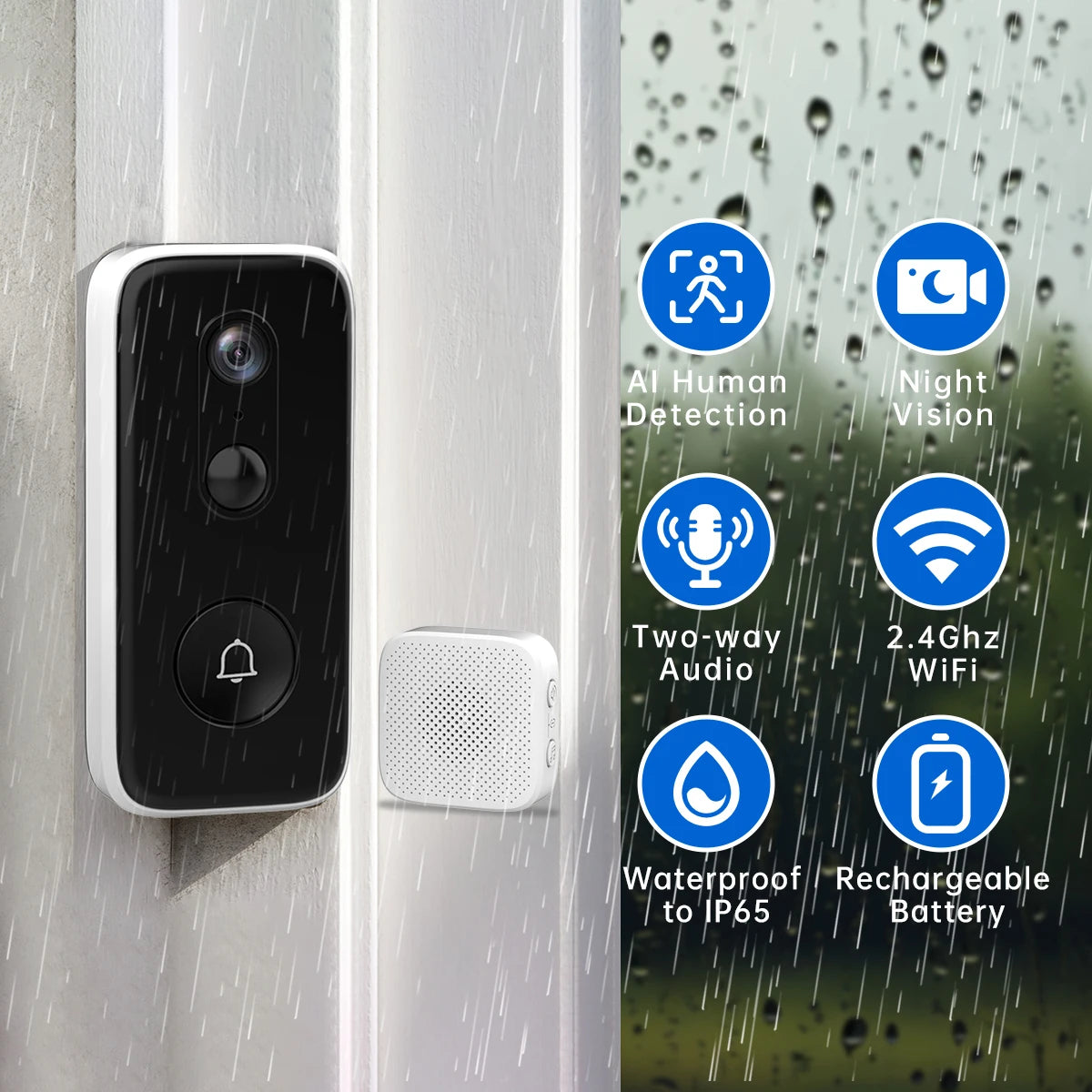 Intelligent WiFi Doorbell With Camera