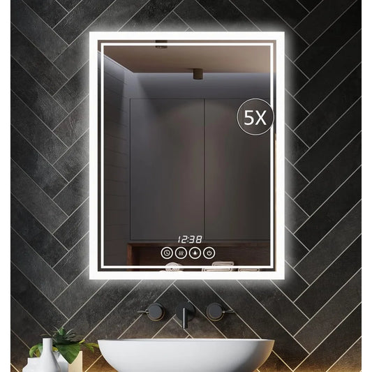 Bathroom Mirror With Wall Light