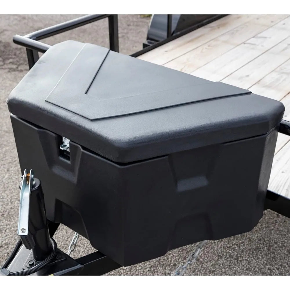 Black Poly Trailer Tongue Storage Box