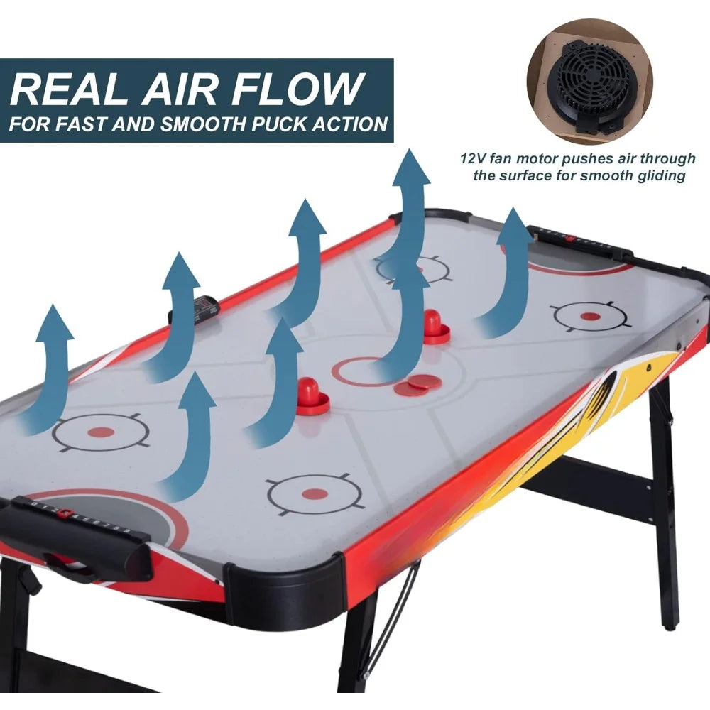 58in Folding Air Hockey Table