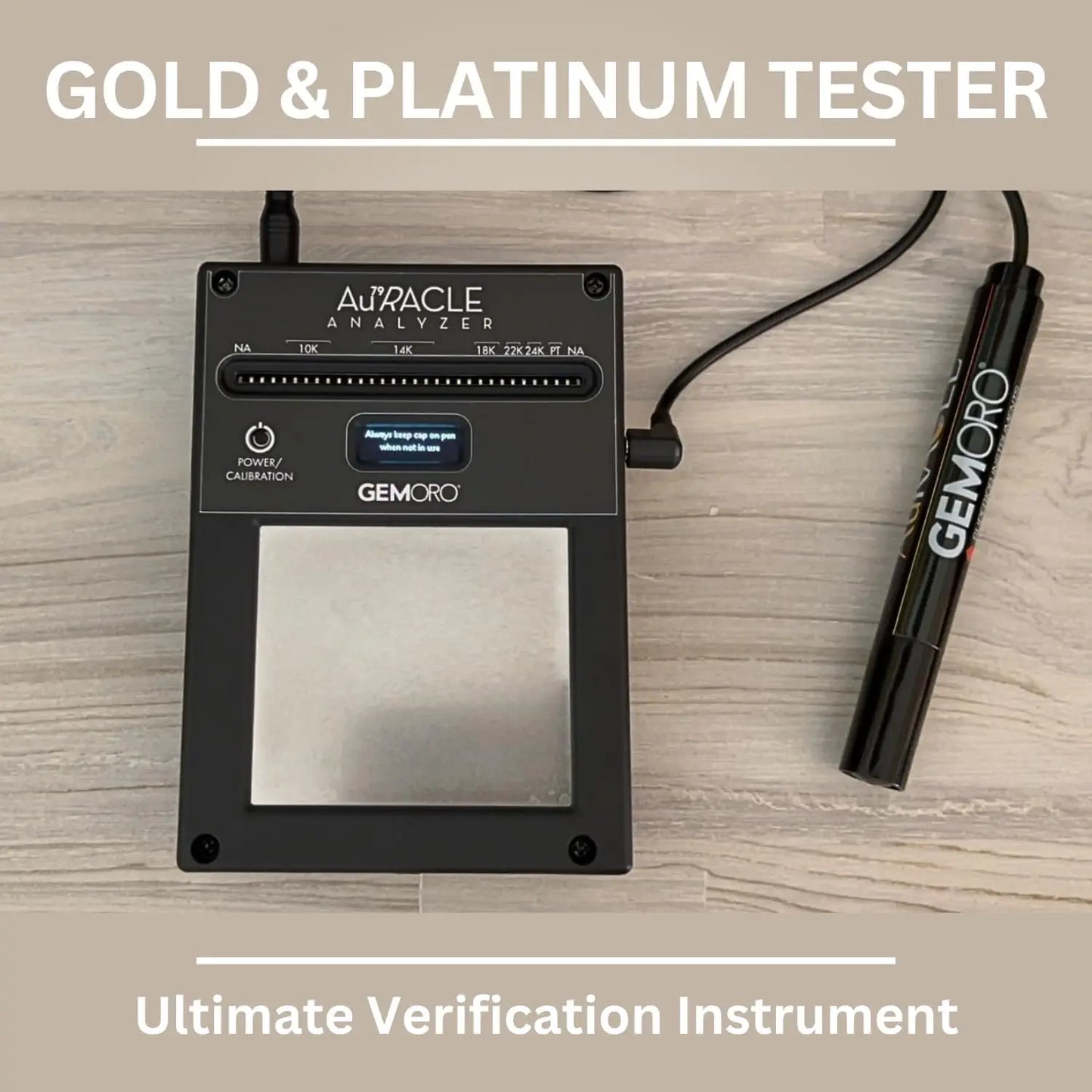 Portable Electronic High Karat Gold & Platinum Tester