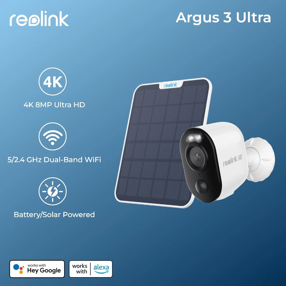 Solar Battery Powered Wireless Security Camera