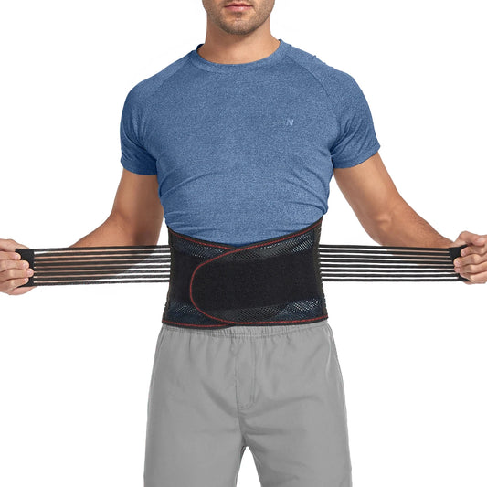 Men Waist Trainer Back Support Belt