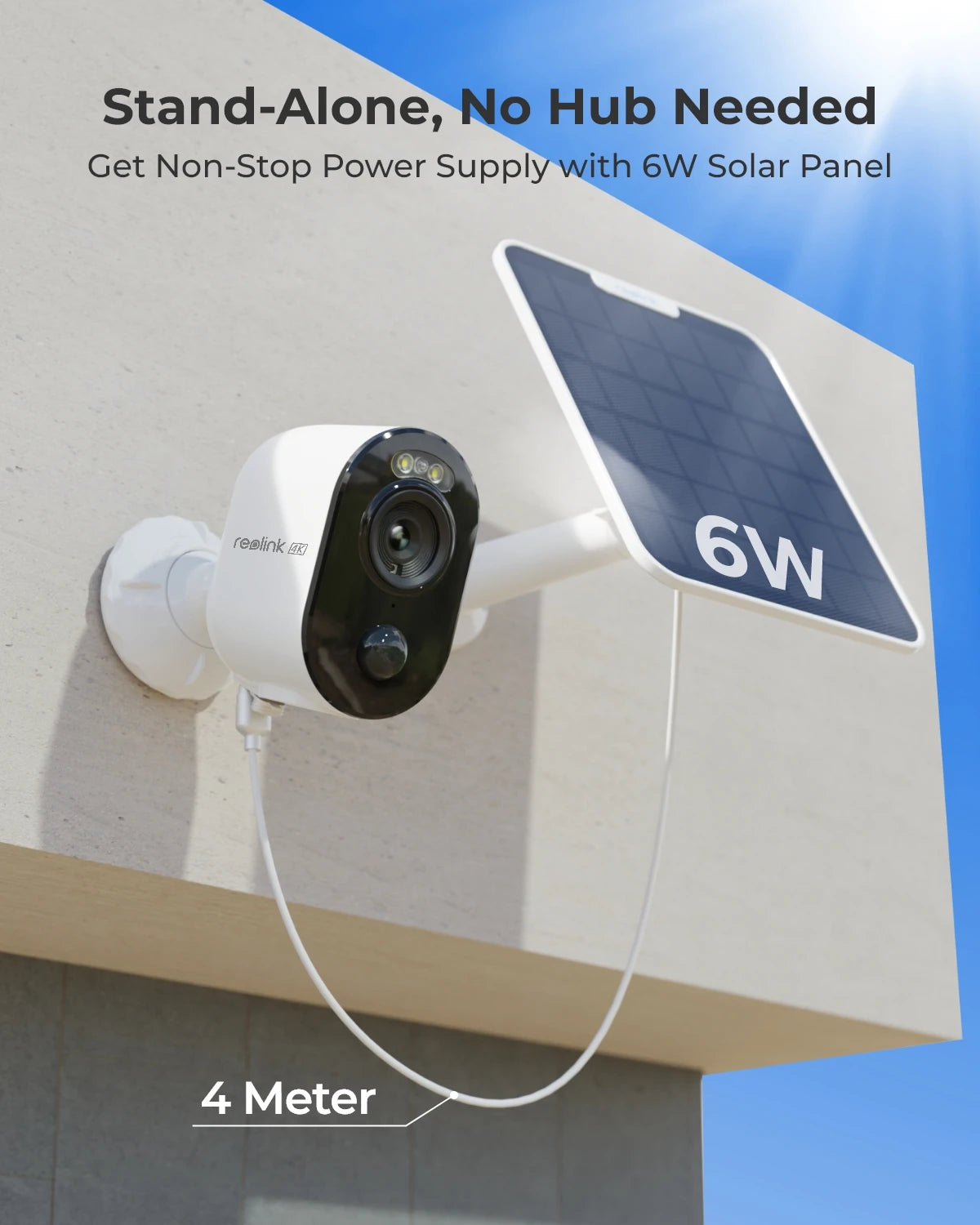 Solar Battery Powered Wireless Security Camera