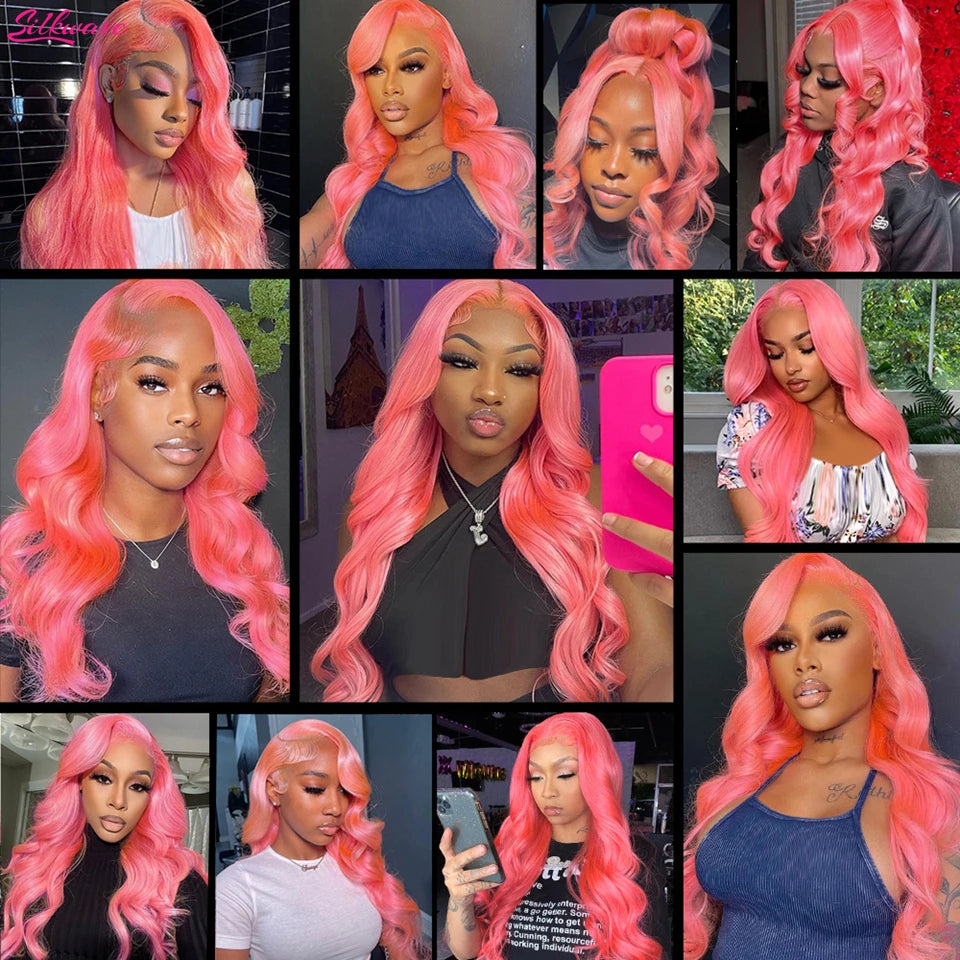 Light Pink Lace Front Wig