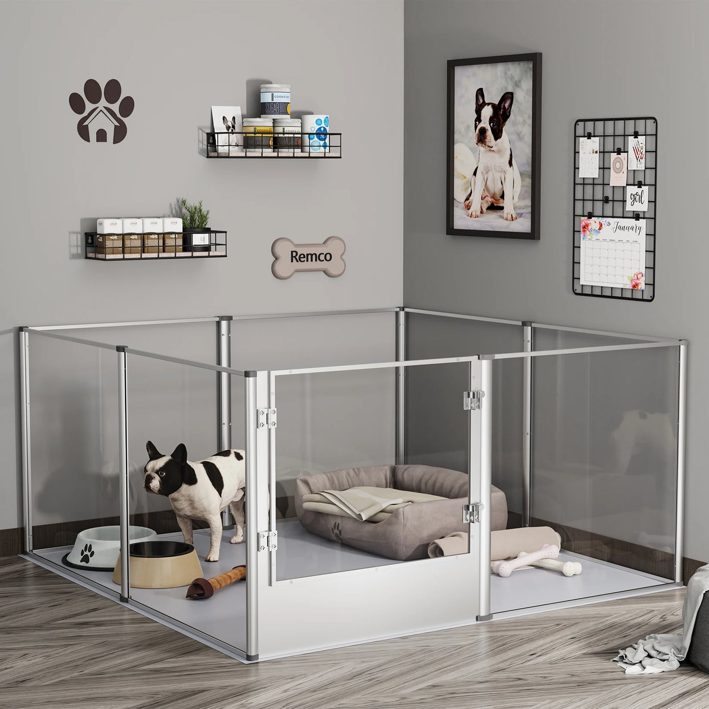 Acrylic Dog Playpen