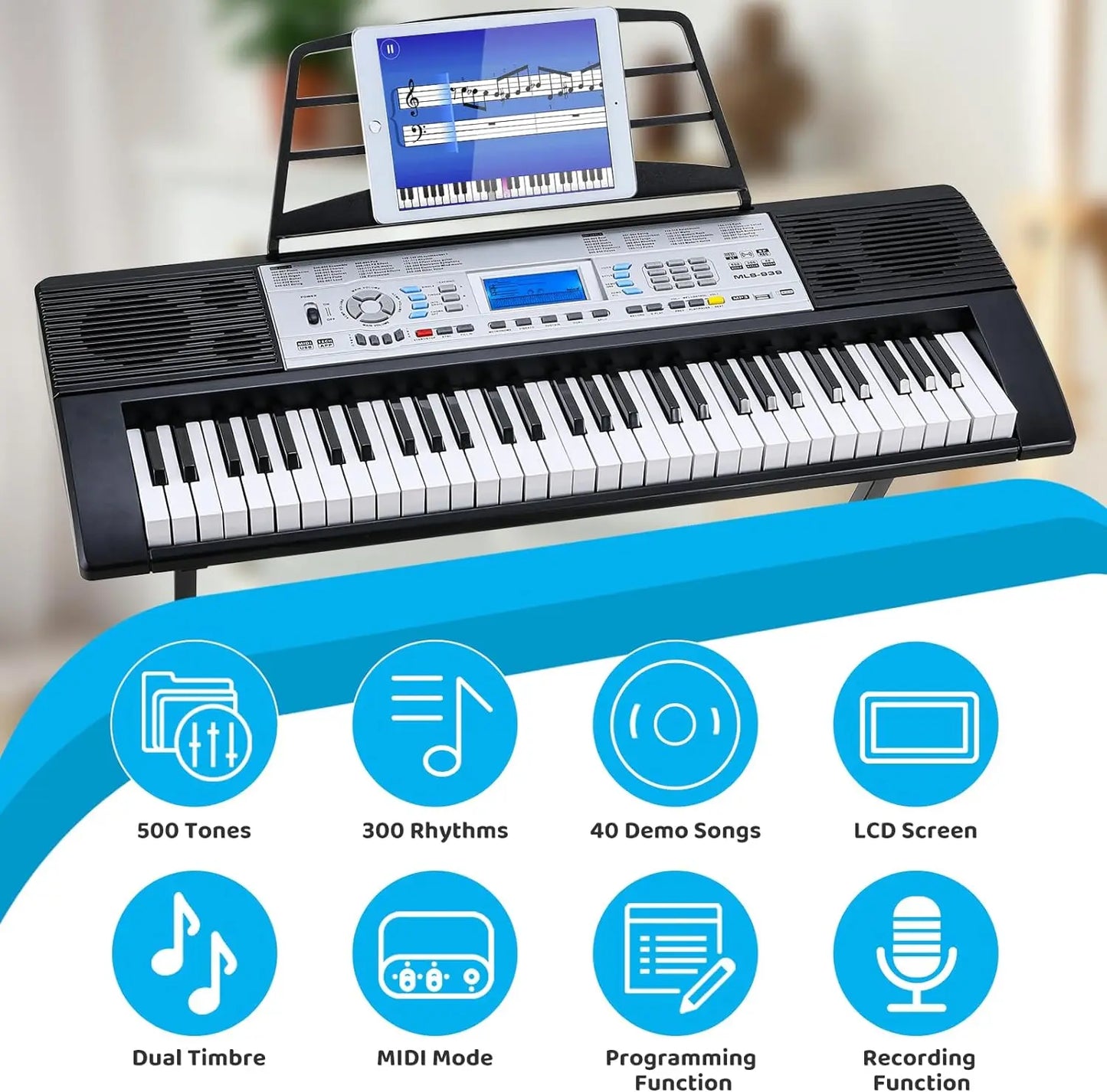 Digital 61 Key Keyboard Piano